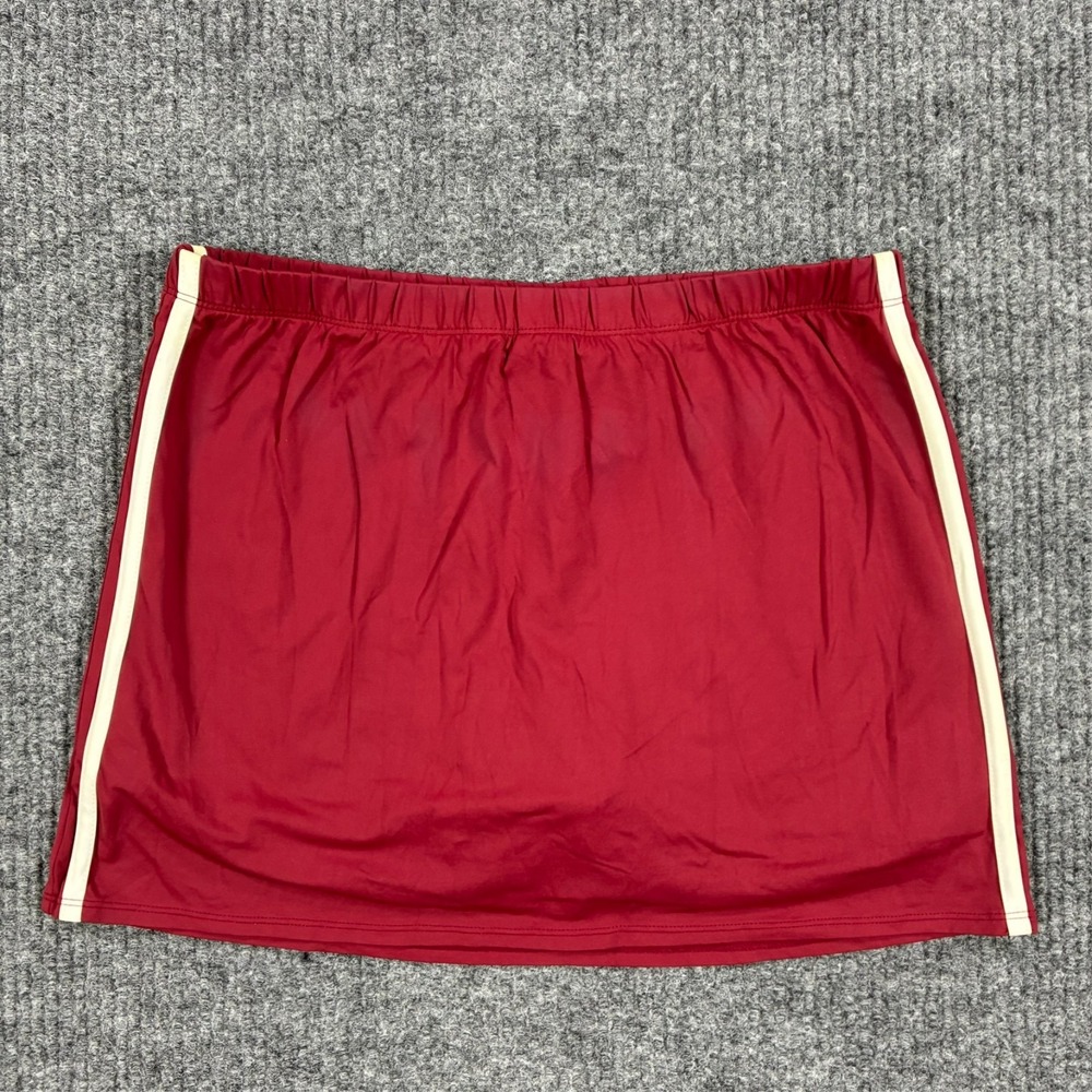 Wilson Womens Tennis Skort Medium Burgundy Athletic Golf Running Skirt Shorts